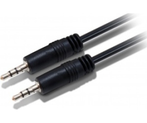 Cable audio equip mini jack 3.5mm macho macho 2.5m