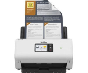 Escáner Documental Brother ADS-4550W con Alimentador de Documentos ADF/ Doble cara