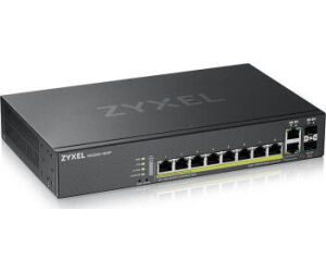 Zyxel GS2220-10HP-EU0101F switch Gestionado L2 Gigabit Ethernet (10/100/1000) Energía sobre Ethernet (PoE) Negro