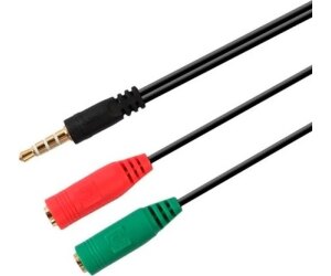 Cable Audio 1xjack-3.5 A 2xjack-3.5 0.2m Aisens