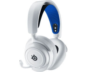 Steelseries ARCTIS NOVA 7P WHITE Auriculares Inalámbrico Diadema Juego Bluetooth Azul, Blanco