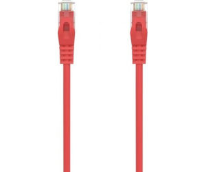 Cable De Red Aisens Latiguillo Rj45 Cat.6 Utp Awg24 Rojo 0.5m