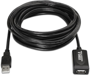 Cable de audio miniJack-2xRCA M/M 3m. Negro