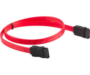 Cable sata iii lanberg 6gb - s hembra hembra 30cm rojo