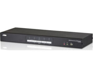 Aten CS1644A interruptor KVM Montaje en rack Negro