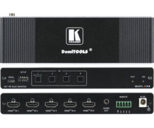 Kramer Selector Vs-411x AutomÁtico 4k Hdr Hdmi 4x1