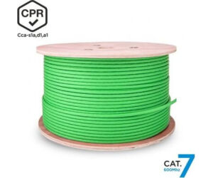 Bobina Cable Red Aisens Rj45 Lszh Cpr Cca Cat.7 Sftp Awg23 500m Verde