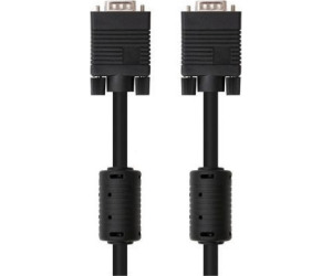 Cable de vdeo VGA-VGA M/M 10m. Negro