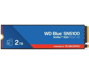 2 TB SSD SERIE M.2 2280 PCIe BLUE NVME SN5100 WD