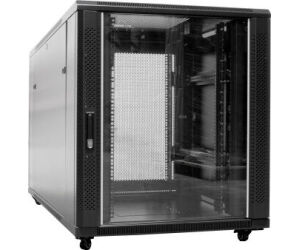 ARMARIO DE SUELO RACK 19'' 18U 600x1000 PUERTA DE CRISTAL
