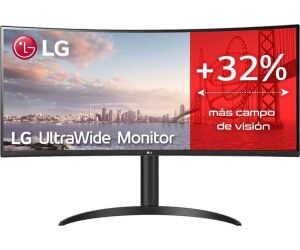 Monitor Lg 34wp75cp-b 34" Uwqhd 5ms Curvo Negro Usb-c Hdmi X2 Dp Regulable Vesa