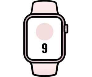 APPLE WATCH SERIES 9 CAJA ALUMINIO GPS 41mm CORREA DEPORTIVA LIGHT PINK S/M