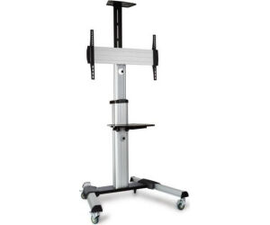 Soporte de Suelo Inclinable/ Orientable con Ruedas Fonestar STS-4064P para TV de 37-70"/ hasta 50kg