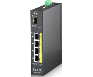 Zyxel RGS100-5P No administrado L2 Gigabit Ethernet (10/100/1000) EnergÃ­a sobre Ethernet (PoE) Negro