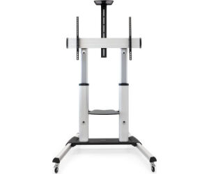 Soporte de Suelo Inclinable/ Ajustable con Ruedas TooQ FS20300M-B para TV de 60-100"/ hasta 100kg