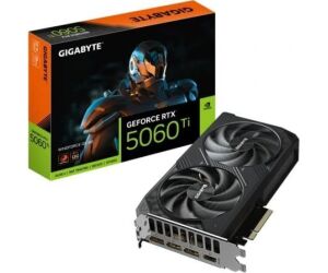 GIGABYTE GeForce RTX 5060 Ti WINDFORCE OC 8G Tarjeta GrÃ¡fica â€“ 8 GB GDDR7, 128 bits, PCI-E 5.0, 2587 MHz Frecuencia del nÃºcleo, 3 x DisplayPort, 1 x HDMI, GV-N506TWF2OC-8GD