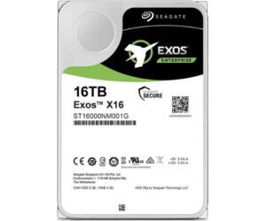 Disco duro interno hdd seagate exos x16 12tb sata 6gb - s