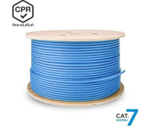 Bobina Cable Red Aisens Rj45 Lszh Cpr Dca Cat.7 Sftp Awg23 500m Azul
