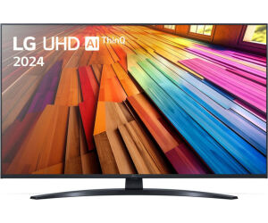 TV LG 43UT81006LA 43" LED UHD 4K SMART TV WIFI NEGRO USB 2.0 LAN HDMI x3  NEGRO