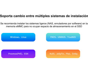 MINI PC LEOTEC NAS SERVER INTEL N150 12GB LPDDR5 + 64GB eMMC + 512GB NVME + 3x22