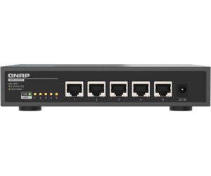 QNAP QSW-3205-5T switch No administrado 10G Ethernet (100/1000/10000) Escritorio Negro