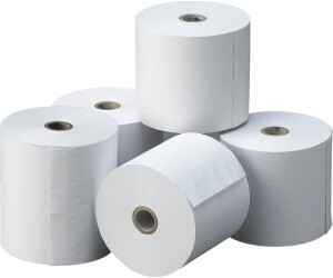 Rollo papel térmico TPV 80x80x13 65gr/m2 sin BPA (pack 5 uds.)