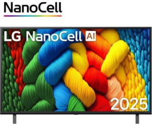 Televisor LG NanoCell 43NANO80A6B 43"/ Ultra HD 4K/ Smart TV/ WiFi