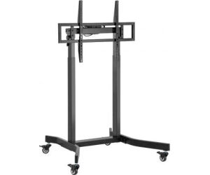Soporte de Suelo Motorizado con Ruedas Aisens FTF100E-271 para TV de 55-100"/ hasta 120kg