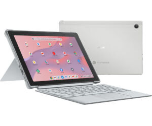 ASUS Chromebook CM30 Detachable CL3001DM2A-R70323 - Ordenador Portátil 10.51" WUXGA (ARM Cortex Kompanio 520, 8GB RAM, 128GB eMMC, ARM Mali-G52 MC2, ChromeOS) Plata Niebla - Teclado QWERTY español