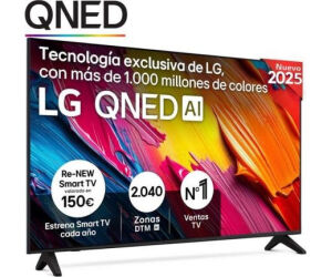 Televisor LG QNED AI QNED70 43QNED70A6A 43"/ Ultra HD 4K/ Smart TV/ WiFi