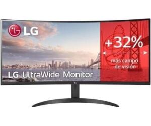 Monitor led lg 34wr50qc - b 34 pulgadas 3440 x 1440 5ms hdmi displayport gaming