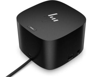 Docking USB Tipo-C HP Thunderbolt G4 280 W con cable combo/ 4xUSB/ 1xHDMI/ 1xRJ45/ 2xDisplayPort/ 1xJack/ 3xUSB Tipo-C PD/ 1xAC/ Negro