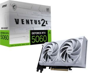 Tarjeta Grafica Msi Rtx 5060 8g Ventus 2x Oc White