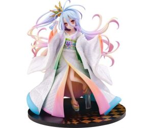 Figura good smile company no game no life 1 - 7 scale shiro shiromuku 22.5cm