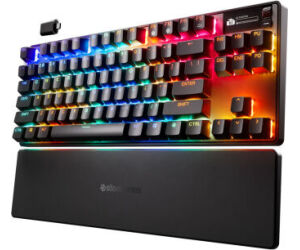 Steelseries APEX PRO TKL WIRELESS GEN 3 teclado Juego USB + RF Wireless + Bluetooth Inglés de EE. UU. Negro