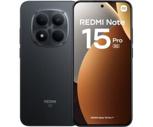 Movil xiaomi redmi note 15 pro 5g 8gb 256gb 6.8 pulgadas negro