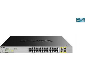 D-LINK SWITCH 24 PUERTOS 10/100/1Gbit RACK PoE