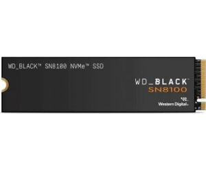 Disco SSD Western Digital WD Black SN8100 2TB/ M.2 2280 PCIe 5.0/ Full Capacity