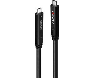 Lindy 43399 cable USB USB 3.2 Gen 1 (3.1 Gen 1) 15 m USB C Negro