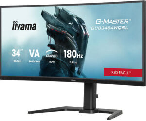 Monitor Iiyama G-master Gcb3484wqsu-b1, 34", Curvatura 1500r, 180hz, 500cd