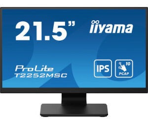 Monitor Iiyama 21,5" Tactil Pcap 10p (t2252msc-b2) Ips,1920x1080, 250cd, 1000:1, Hdmi, Dp, 5ms