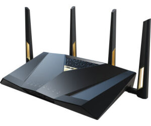 ASUS RT-BE88U router inalámbrico 10 Gigabit Ethernet Doble banda (2,4 GHz / 5 GHz) Negro, Gris