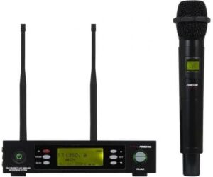 Micrófono Inalámbrico de Mano UHF MSH-887-570/ Incluye Receptor