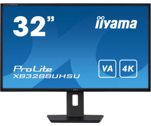 Monitor Iiyama 32" Xb3288uhsu-b5, Uhd, 60hz, 3 Ms, Hdmi, Usb, Displayport, Alt, Reg Alt, Giro, Incl