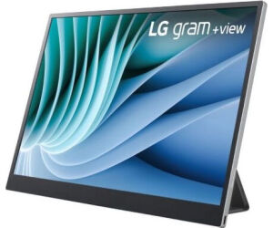 Monitor Portátil LG Gram +view 16MR70 16"/ WQXGA/ Negro y Plata