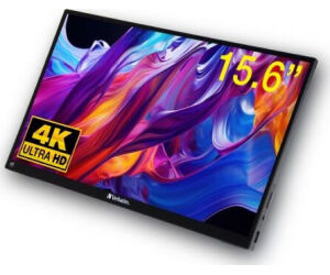 Monitor Portátil Táctil Verbatim PMT-15-4K 15.6"/ 4K/ Negro