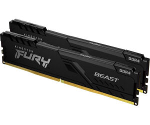 DDR4 KINGSTON 2x 32GB 3200 FURY BEAST NEGRO