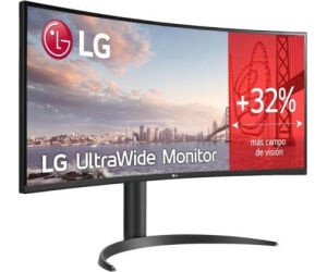 Monitor Lg 34wr55qk-b 34" Led Uwqhd 5ms Curvo Negro Hdmi X2 Usb-c Regulable Vesa