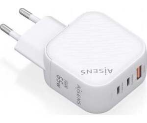 Cargador 2xUSB-C PD3.0 QC4.0 1xUSB-A QC3.0 65W