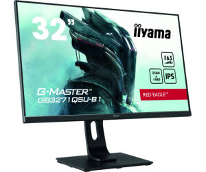 MONITOR IIYAMA 32" GAMING G-MASTER, GB3271QSU-B1,QHD, 2560 x 1440, 1MS, 165HZ, ALT, INCL, REG ALT, USB, HDMI, DISPLAYPORT